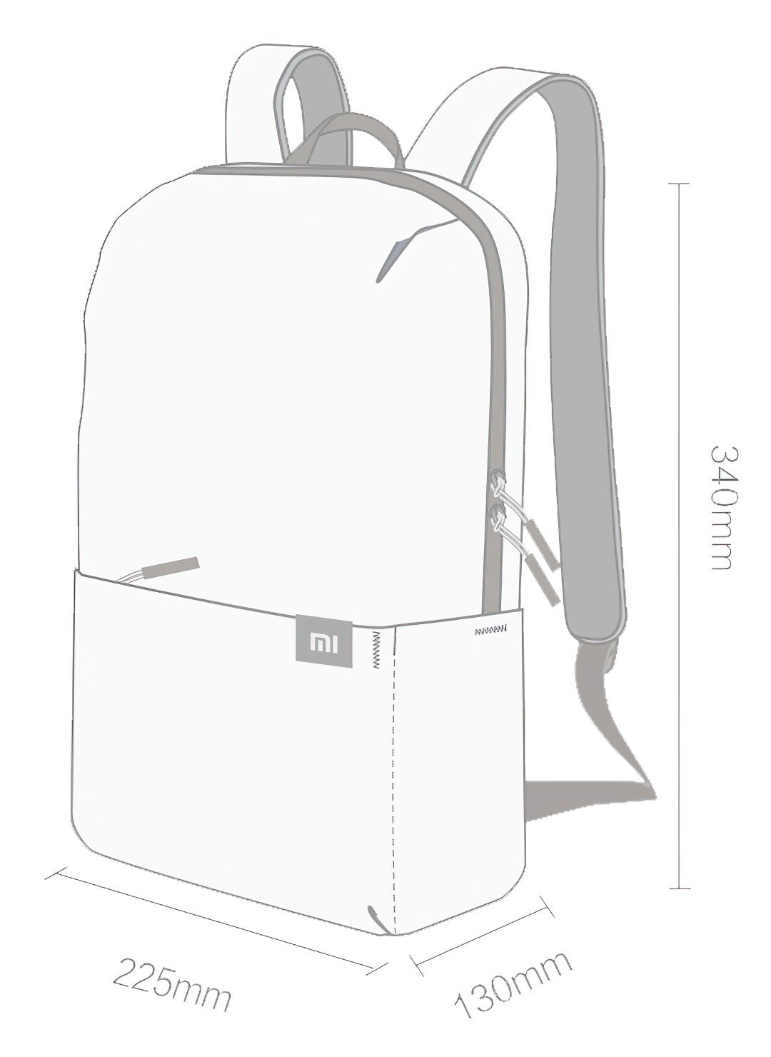 Купить Xiaomi Mi Mini Backpack Dark Red