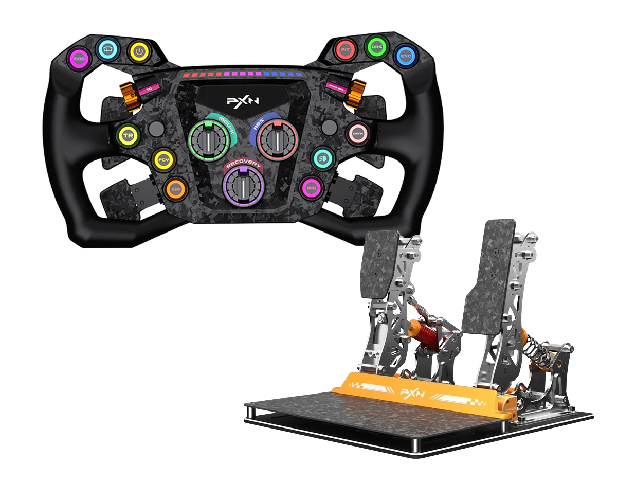 Купить Комплект PXN GT ONE Steering Wheel (W GTL) + PXN Vector X Racing Pedals PD LP