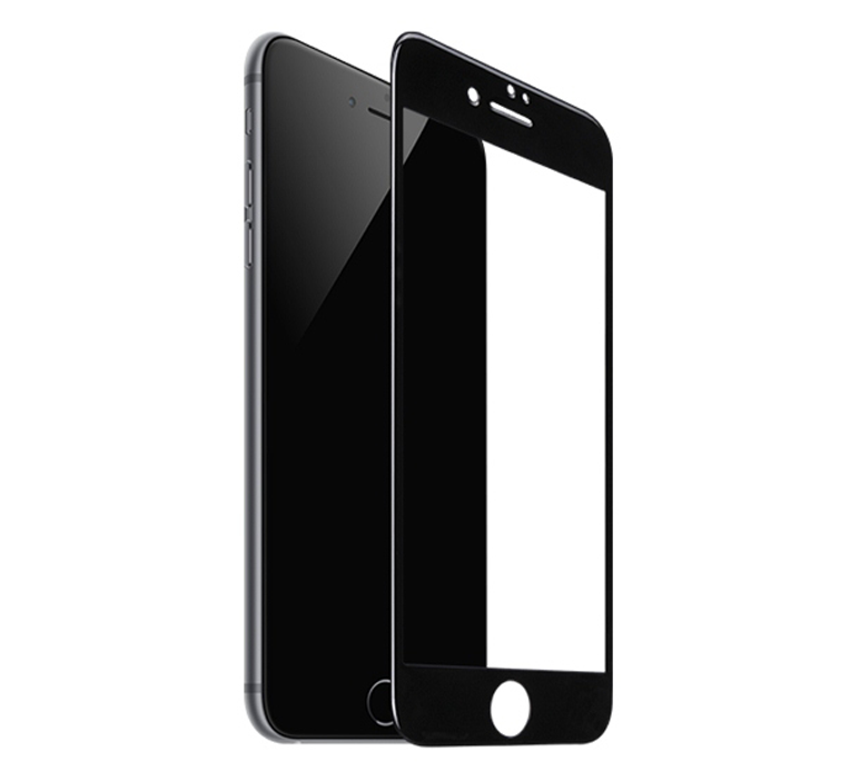 Купить Защитное стекло для iPhone 7 Plus / 8 Plus 5D 0.3mm без упаковки чёрный