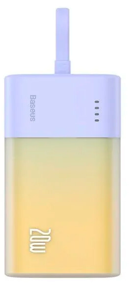 Купить Xiaomi Baseus Pocket Fast Charging Power Bank Lighting 5200 mAh (PPKDC05L) Purple