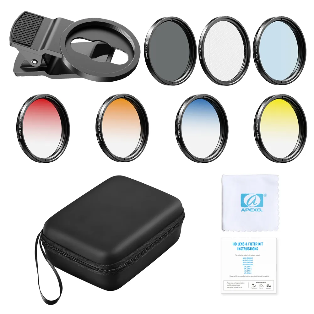 Купить Apexel Excellent Filter Kit (52UV-7G)