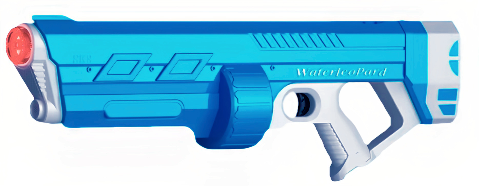 WaterLeopard Electric Water Gun (SK8) Blue/White