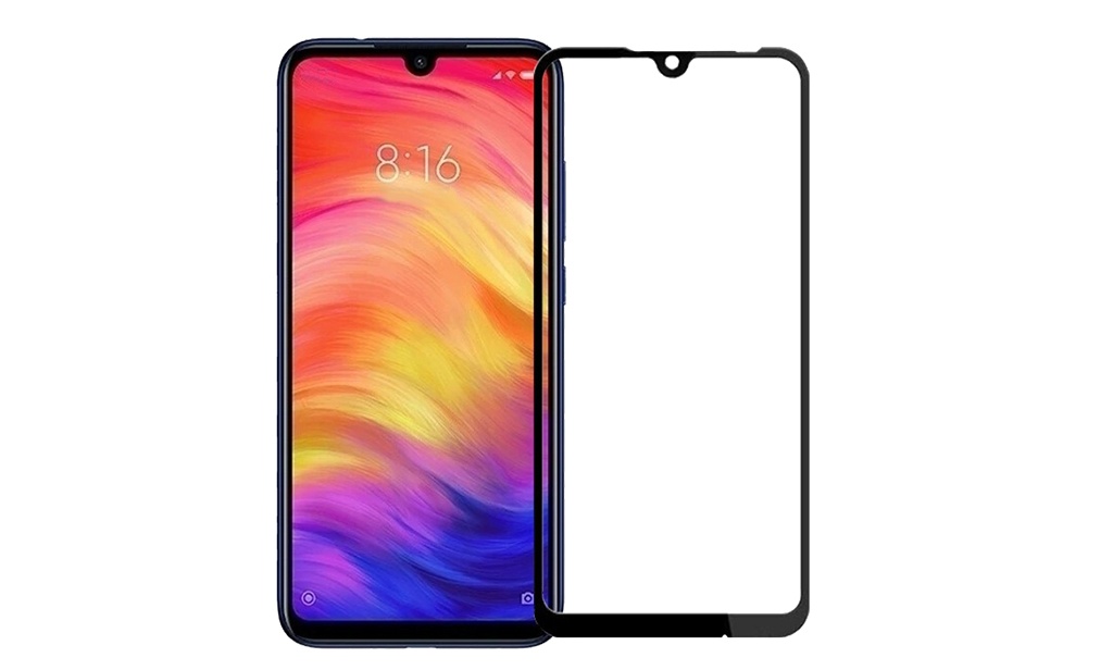 Купить Защитное стекло для Xiaomi Redmi 7 с рамкой 9H 9D Full Glue без упаковки
