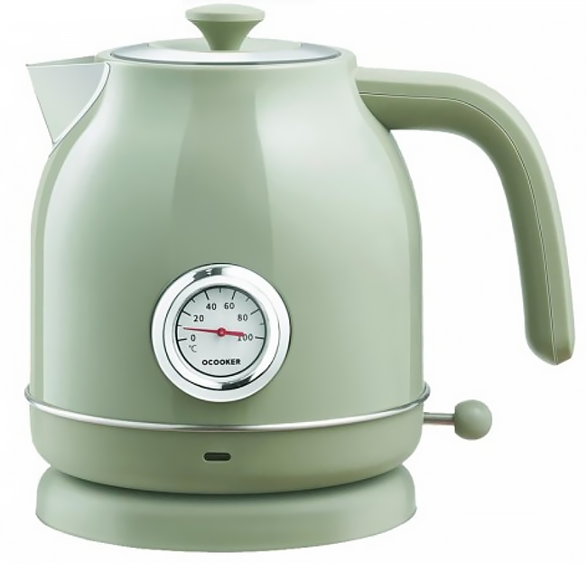 Купить Xiaomi Qcooker Retro Electric Kettle Olive Green (QS-1701)