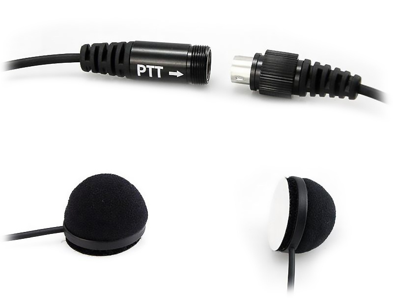 Купить BAOFENG Helmet Kit Full Face Motorcycle Headset Earpiece Mic, 2 Pin K-plug