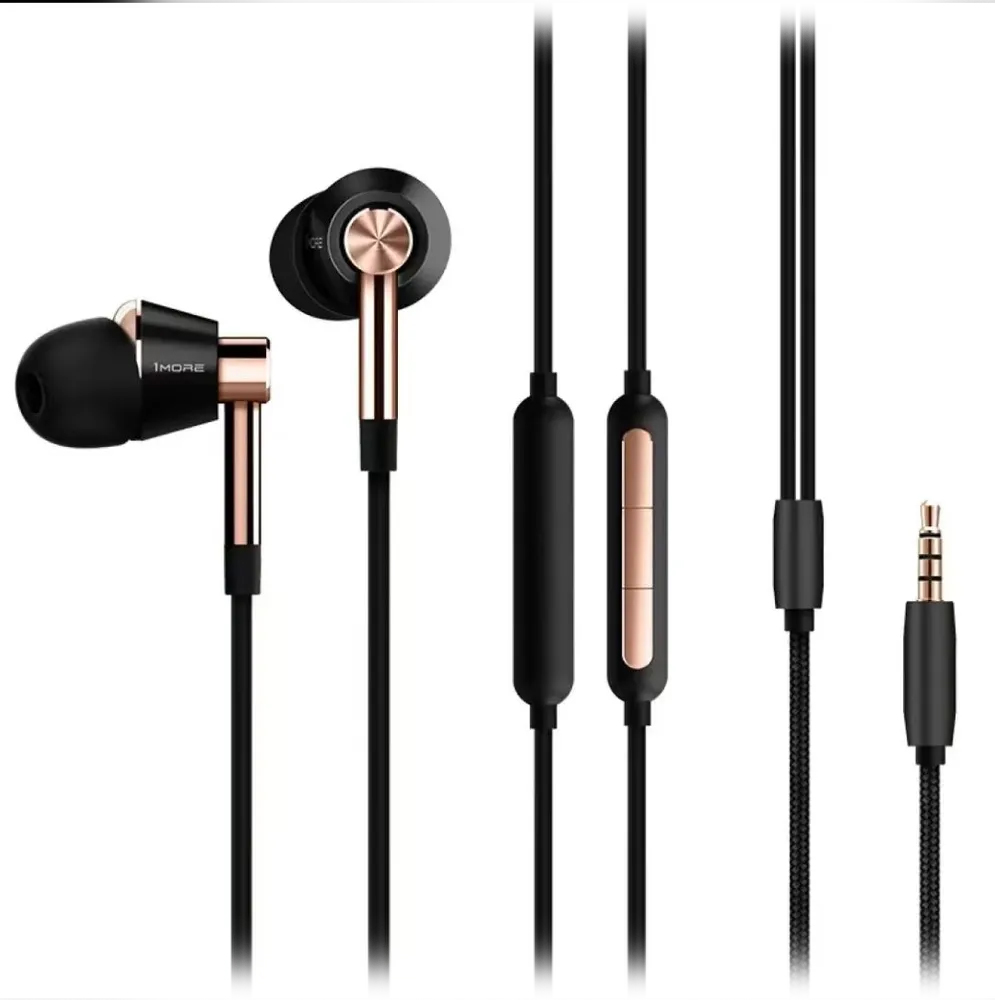 Купить Xiaomi 1More Tripple Driver In-Ear Headphones (E1001) Gold