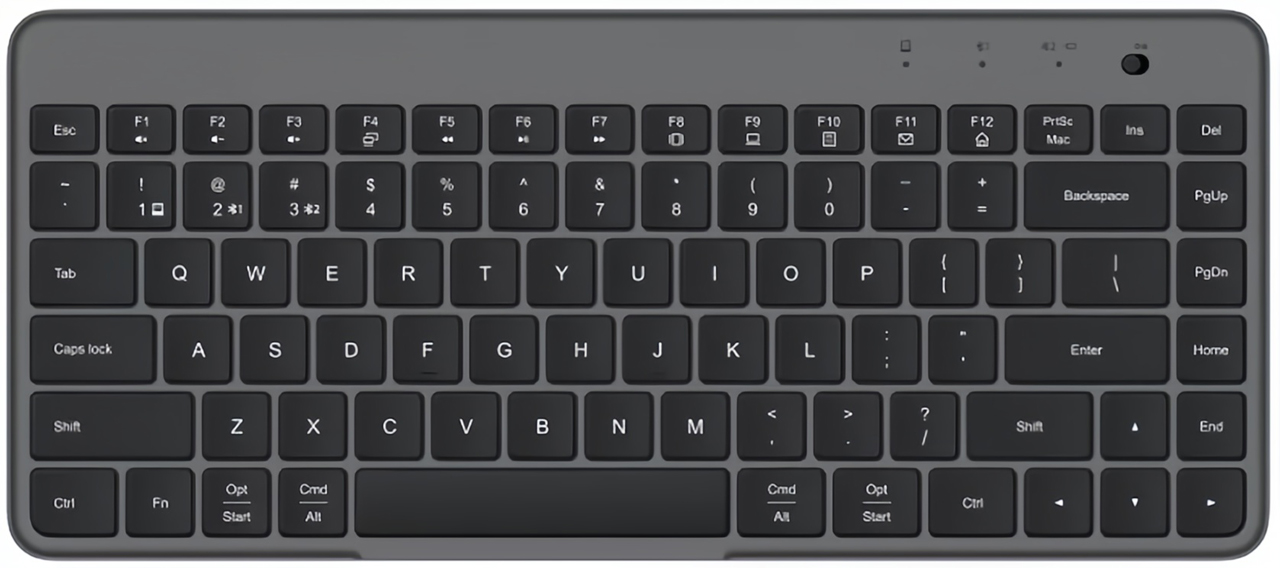Купить Xiaomi Mi Portable Dual Mode Keyboard (XMBXJP01YM) Black