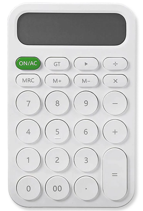 Купить Xiaomi MiiiW Calculator White (MWCL01)