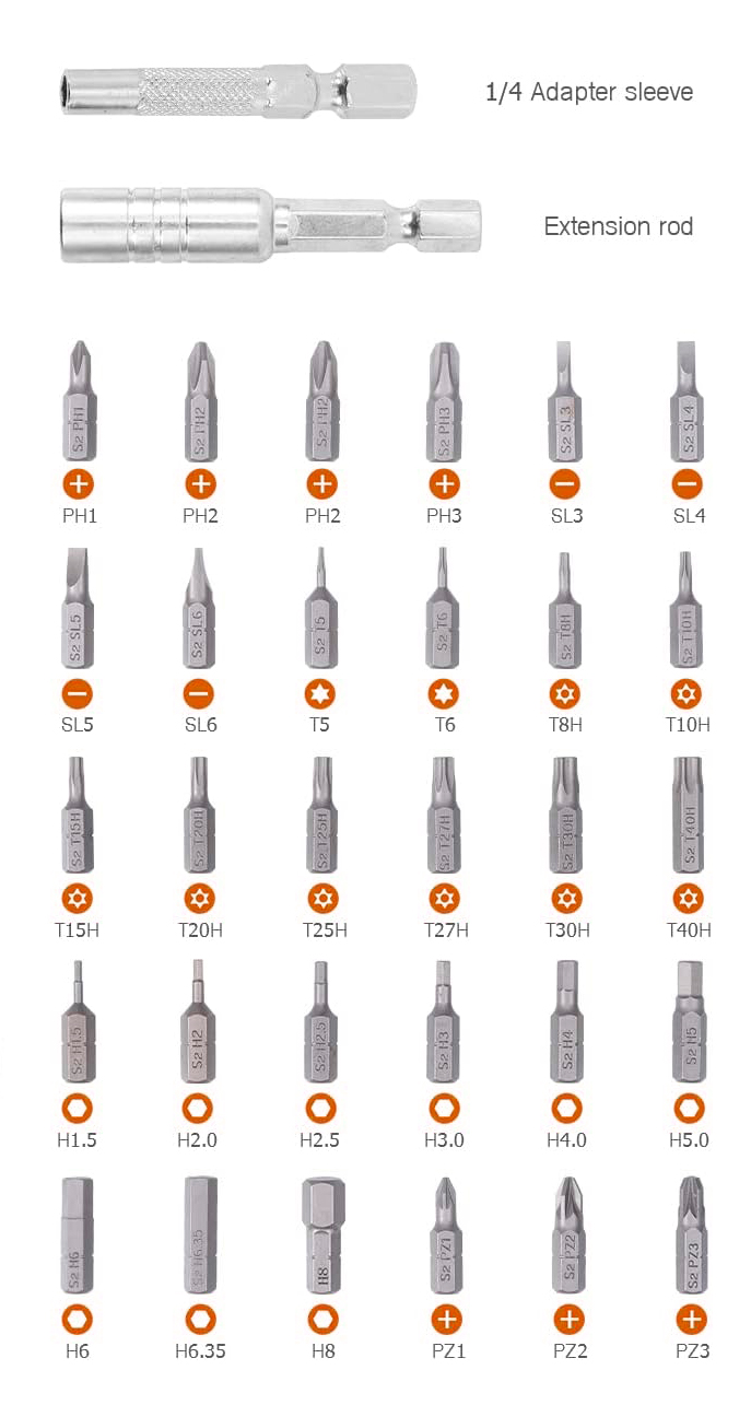 Купить Xiaomi Cordless Electric Screwdriver Set 35in1 (XM882047) Black