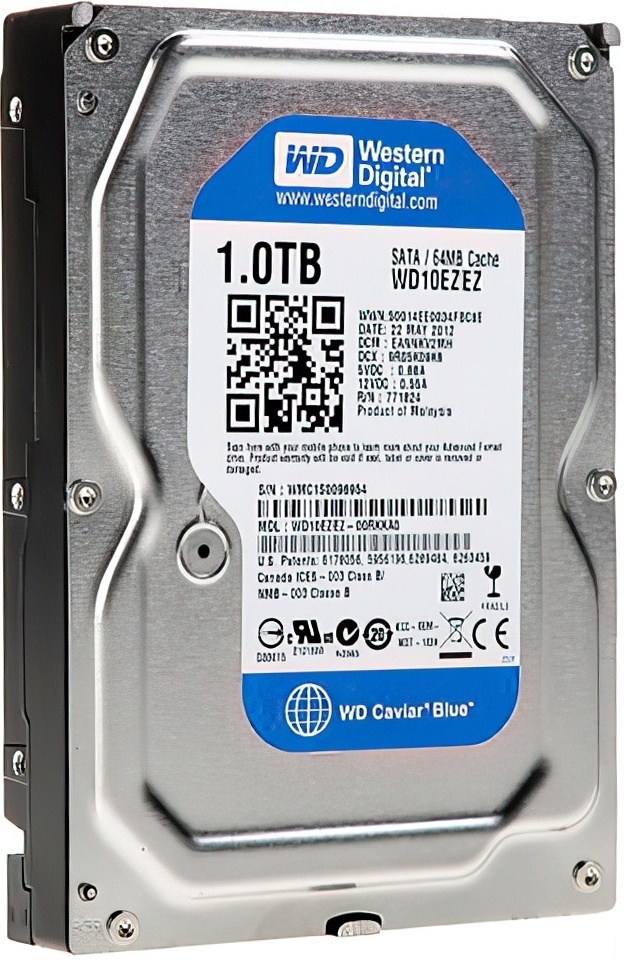 Купить WD Caviar Blue WD10EZEZ, 1ТБ, HDD, SATA III, 3.5"