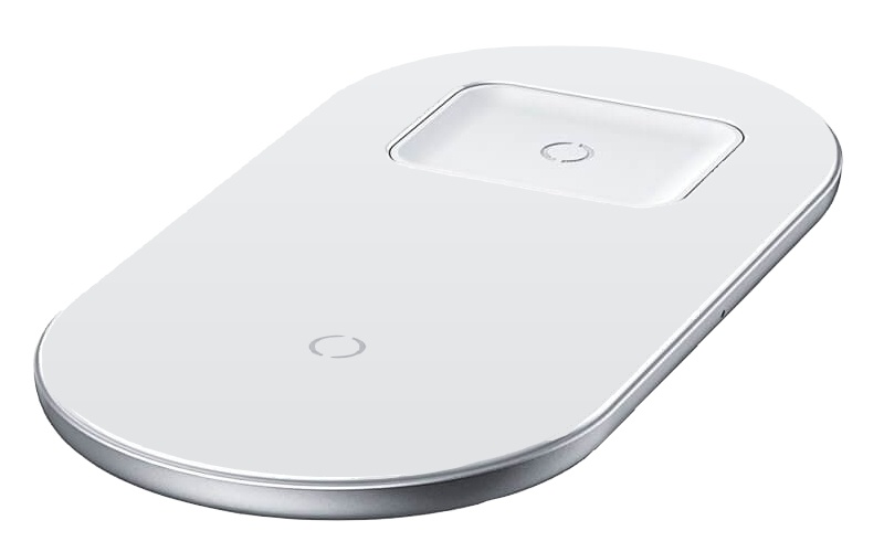 Купить Xiaomi Baseus Simple 2 in 1 Wireless Charger белый