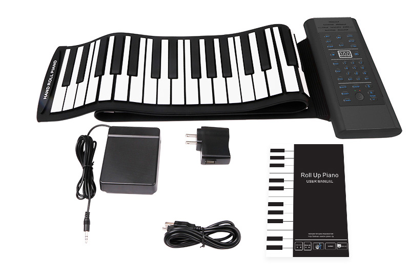 Купить Xiaomi Silicon Flexible Roll Up Piano 88
