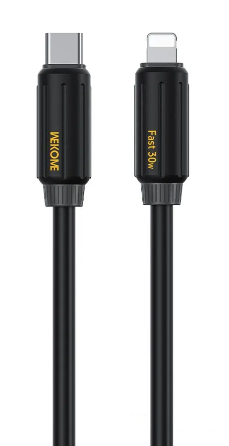 Купить Wekome Fast Data Cable Type-C to Lighting 30W (WDC-29) Black