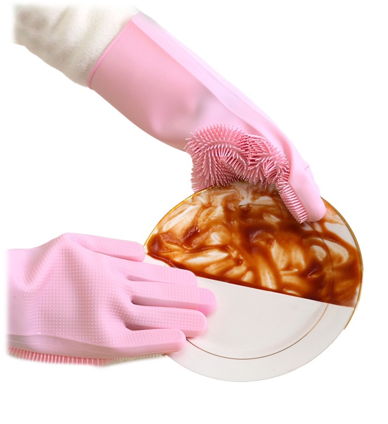 Купить Xiaomi Silicone Cleaning Glove Pink (HH674)