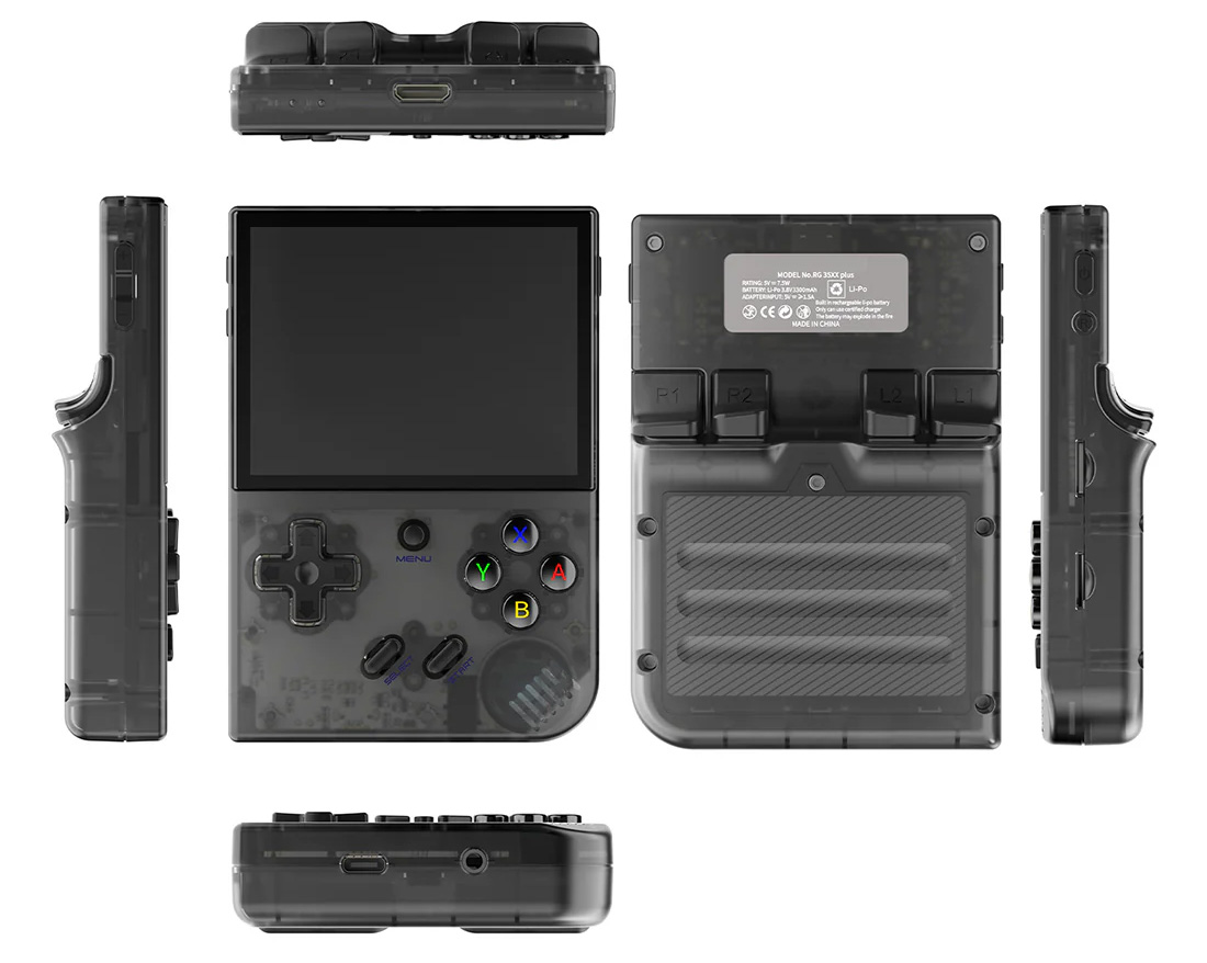 Купить Anbernic Portable Game Console RG35XX Plus Transparent Black