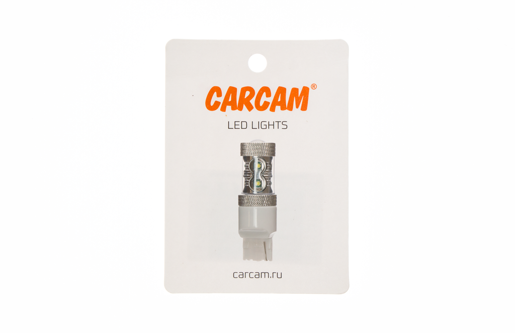 Купить CARCAM W21W-7440-50W белый свет