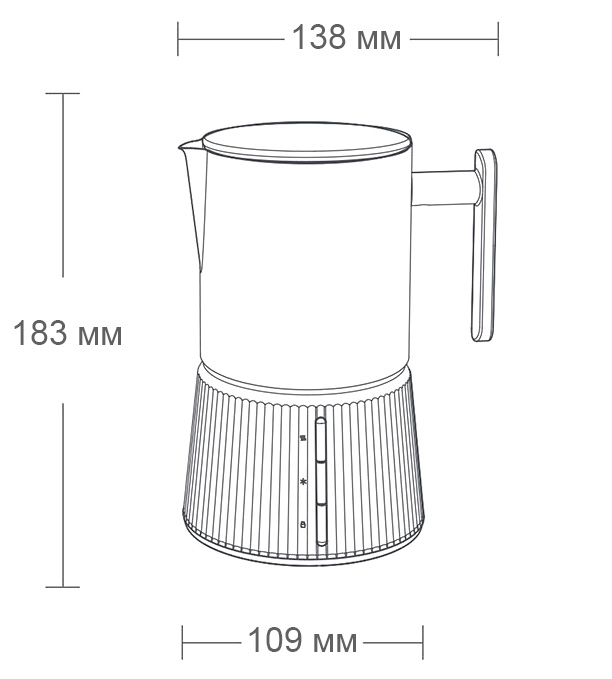 Купить Xiaomi Scishare Milk Steamer Grey (S3102)