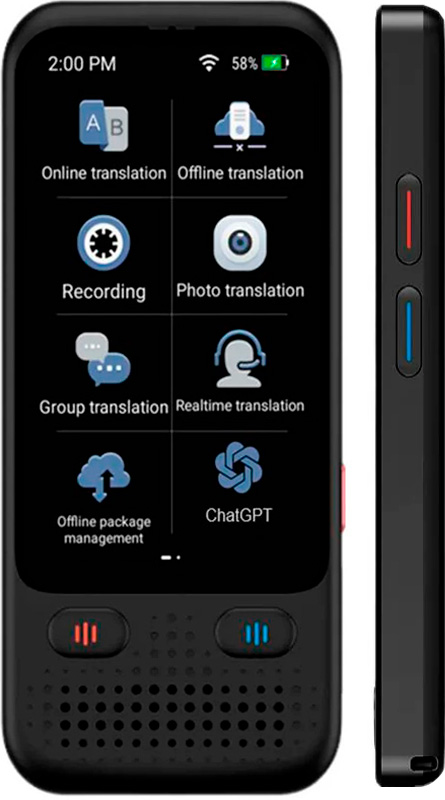 Купить Интеллектуальный голосовой переводчик AI WiFi Translator (Z5W)