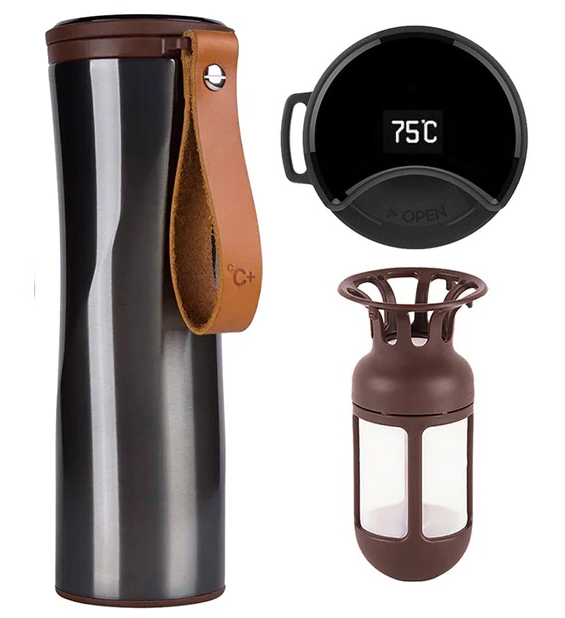 Купить Xiaomi Kiss Kiss Fish Moka Smart Cup Oled 430ml Grey (S-U45CW)