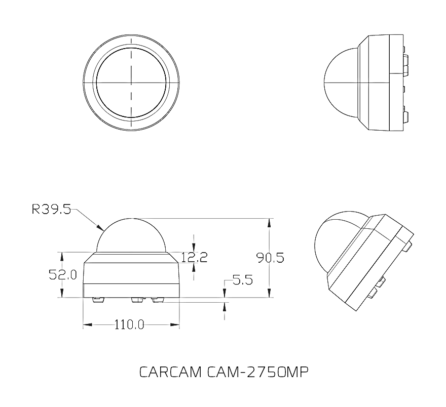 Купить CARCAM 2MP Mini PTZ IP Camera CAM-2750MP