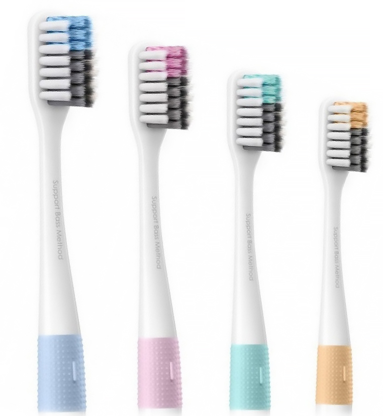 Купить Xiaomi Dr. Bei Bass Method Toothbrush Multicolor (4 шт)