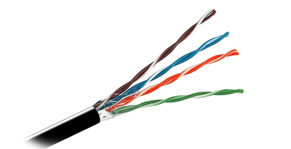 Купить UTP4 LC Уличная cat5e CU , витая пара, 1 метр