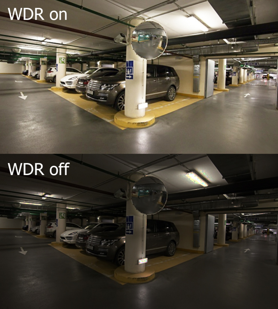  CARCAM CAM-822 AHD - Функция WDR