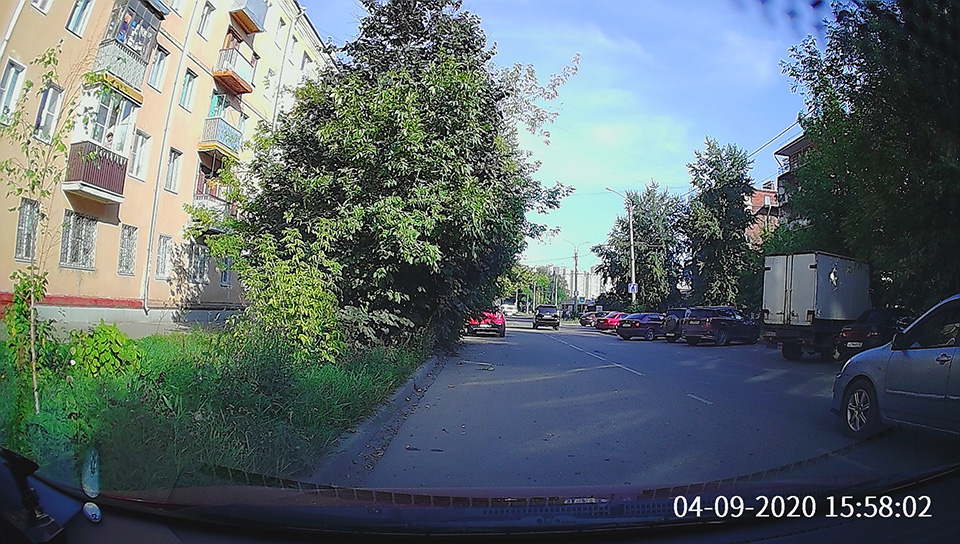 Xiaomi 70mai Smart Dash Cam 1S (Midrive D06) - пример съемки