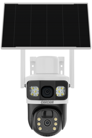 Купить CARCAM 4MP Solar Outdoor PTZ Triple View Camera V380BP8Pro-WIFI