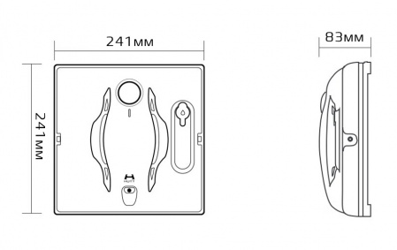 Купить Xiaomi HUTT Smart WaterJet Window Cleaner White