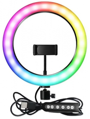 Купить Кольцевая лампа RGB LED Soft Ring Ligth MJ-26 26cm (без штатива)