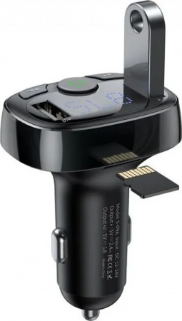 Купить Baseus T-Typed MP3 Car Charger S-09A Black (CCTM-01)