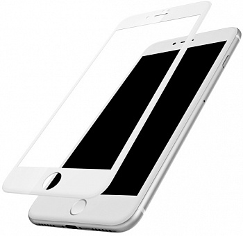 Купить Защитное стекло для iPhone 7/8 5D 0.3mm без упаковки белый