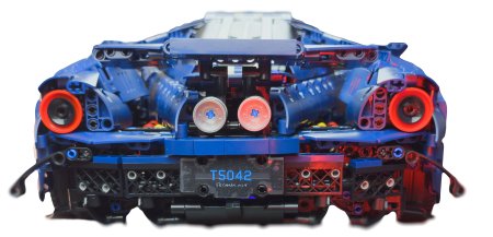 TaiGaoLe 1:8 Ford GT Technology Super Power (T5042B) Blue