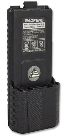 Купить Аккумулятор усиленный BL-5L для рации Baofeng UV-5R 3800 мАч