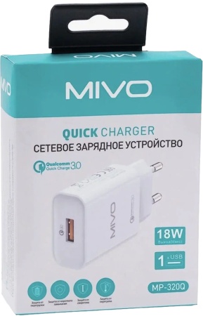 Купить Mivo MP-320Q Quick Charger 18W