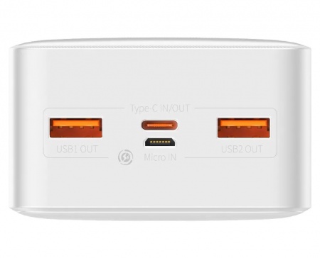 Купить Baseus Bipow Digital Display 30000mAh 20W White (PPDML-N02)