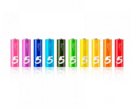 Купить Xiaomi ZMI ZI5 Rainbow AA batteries (10 шт.)