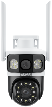 Купить CARCAM 4MP Outdoor PTZ Triple View Camera V380BP7-WIFI
