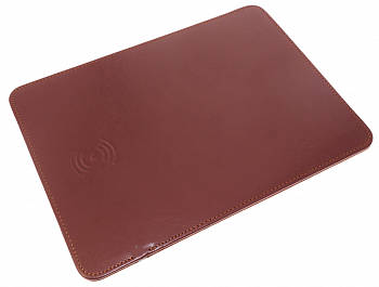 Wireless Charging Mouse PAD RS-10 коричневый