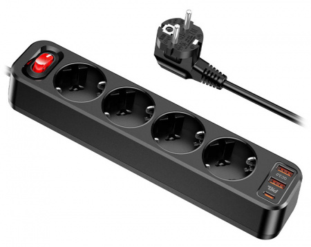 Купить Hoco NS1 Aura 4-Bit PD20W EU / GER Black