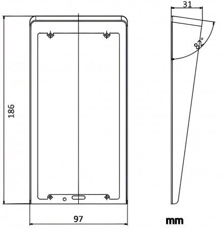 Купить HiWatch DS-KABV8113-RS/Flush
