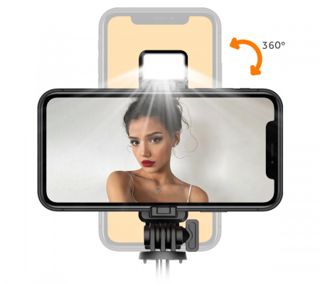 Купить Selfie Stick Tripod Bluetooth LED P20S