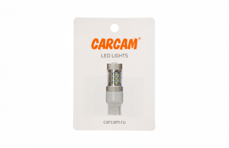 Купить CARCAM W21W-7440-80W белый свет