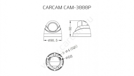 Купить CARCAM CAM-3888P