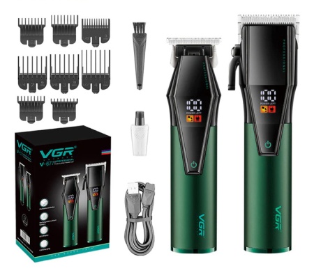 Купить VGR Voyager V-677 Professional Hair Clipper Trimmer Set 2 in 1