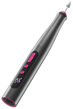 Купить SenCiciMen Cordless Portable Electric Nail Drill 35000 RPM 12 Grinding Heads (VC-15) Black