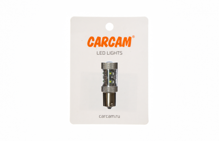 Купить CARCAM P21W-1156-50W белый свет