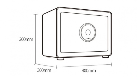 Купить Xiaomi CRMCR Smart Safe Cayo Anno 30Z Black