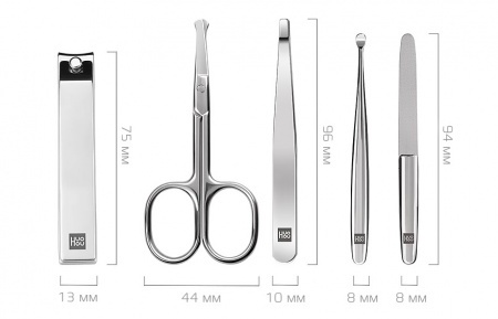 Купить Xiaomi Huo Hou Stainless Steel Nail Clippers Suit Brown (HU0061)
